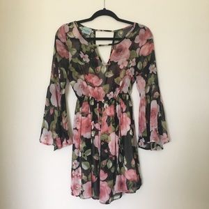 Audrey Floral Long Sleeve Dress